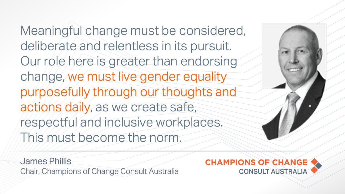 Champions of Change Coalition (@champs_change) on Twitter photo The <a href="/champs_change/">Champions of Change Coalition</a> <a href="/ConsultAus/">Consult Australia</a> Group release their #2022ProgressReport detailing Membersâ action & impact on #GenderEquality, advancing more & diverse #womeninleadership & building respectful & inclusive work environments for all employees. See report: championsofchangecoalition.org/resource/champ⊠The <a href="/champs_change/">Champions of Change Coalition</a> <a href="/ConsultAus/">Consult Australia</a> Group release their #2022ProgressReport detailing Membersâ action & impact on #GenderEquality, advancing more & diverse #womeninleadership & building respectful & inclusive work environments for all employees. See report: championsofchangecoalition.org/resource/champâŠ