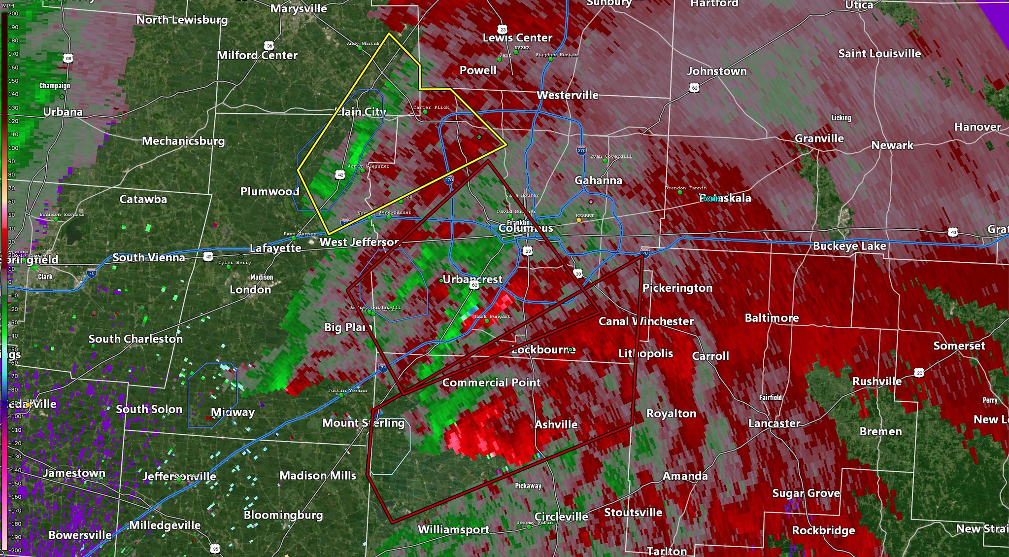 Weather Track US on Twitter "Tornado Warning for the Columbus, OH area