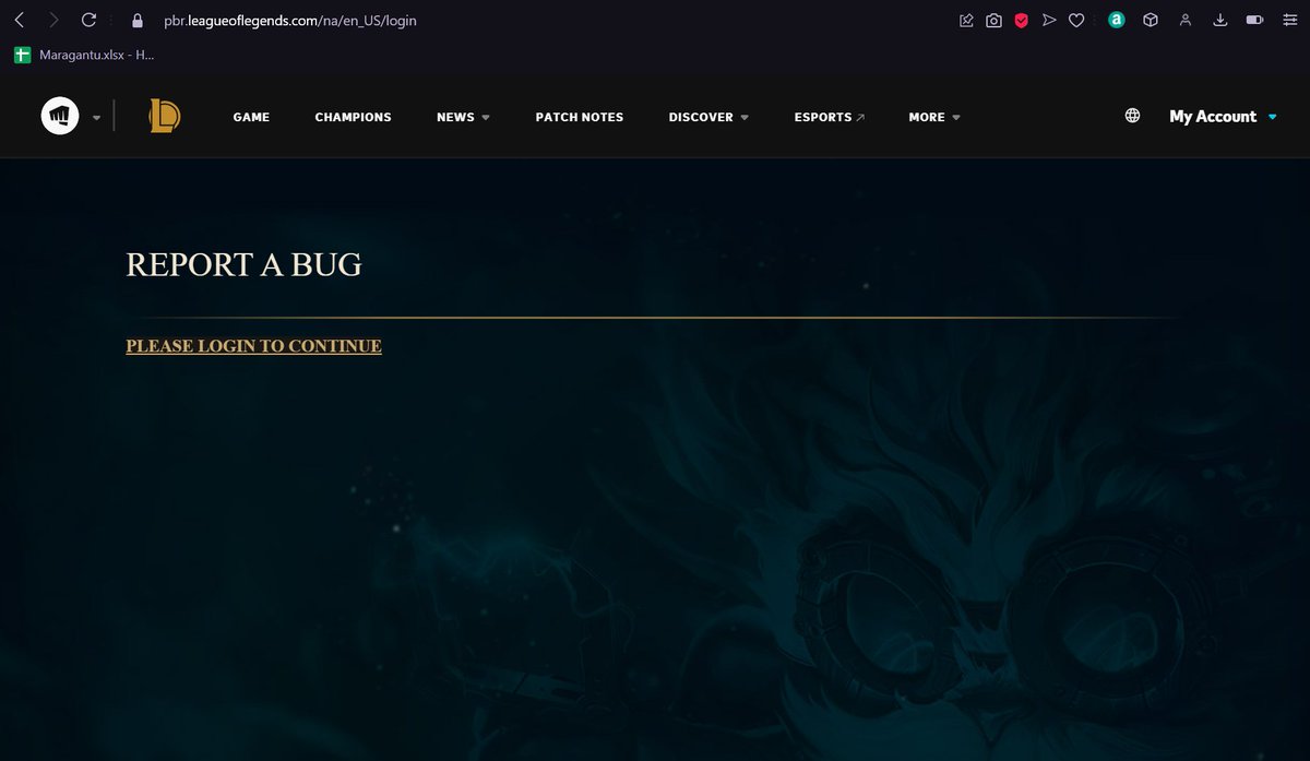 My LAS account, suddenly move to TW2, after the last update, apart from that I can't log into the client and I can't report bugs from the web. <a href="/RiotSupport/">Riot Games Support</a> <a href="/riotgames/">Riot Games</a> What can I do about it?