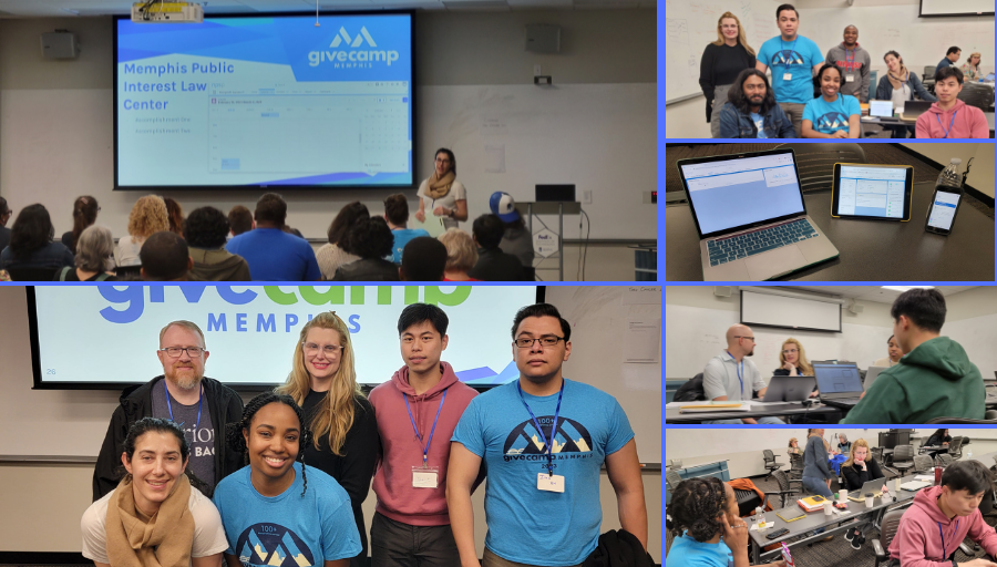 DEVELOPERS SHOWED UP TO SUPPORT NONPROFITS!

<a href="/GiveCampMemphis/">GiveCamp Memphis</a> helped bring #tech  volunteers together and help local nonprofits bridge their tech gaps! Our amazing team MPILC stand up a #salesforce instance for their nonprofit and help them succeed in their mission!

#memphis