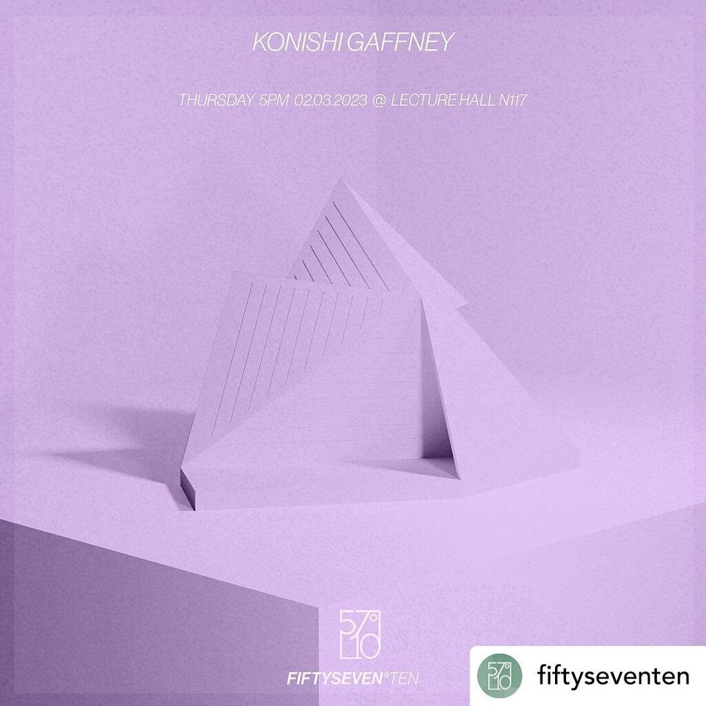 Repost @fiftyseventen LECTURE 05 - Konishi Gaffney

This week we welcome Kieran Gaffney from Konishi Gaffney Architects. This Edinburgh based practice was set up in 2009 by Kieran Gaffney. Kieran Gaffney completed his Part I at Strathclyde University wit… instagr.am/p/CpLccw6Lqu8/