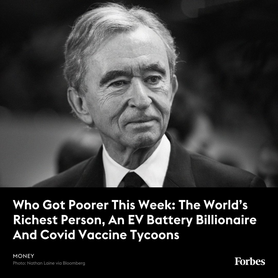 Who Got Poorer This Week: The World's Richest Person, An EV