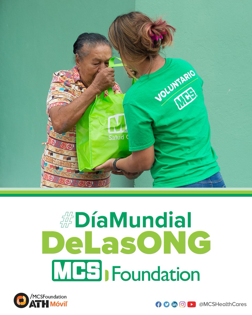 MCSHealthCares's tweet photo. Hoy, en el #DíaMundialDeLasONG reconocemos a nuestro equipo y todas las entidades y organizaciones que trabajan día a día para lograr un #PRSaludable.
Juntos continuaremos impactando a las comunidades más vulnerables para mejorar su calidad de vida. #MCSFoundation #PRSaludable https://t.co/FxzyWMWcON