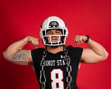 GeraldNorte's tweet photo. Had a great visit at Minot… Thank you to the amazing coaching staff!! 🦫@coachshields @CoachFam @Coach_Garnett7 https://t.co/CXstSzZIXd