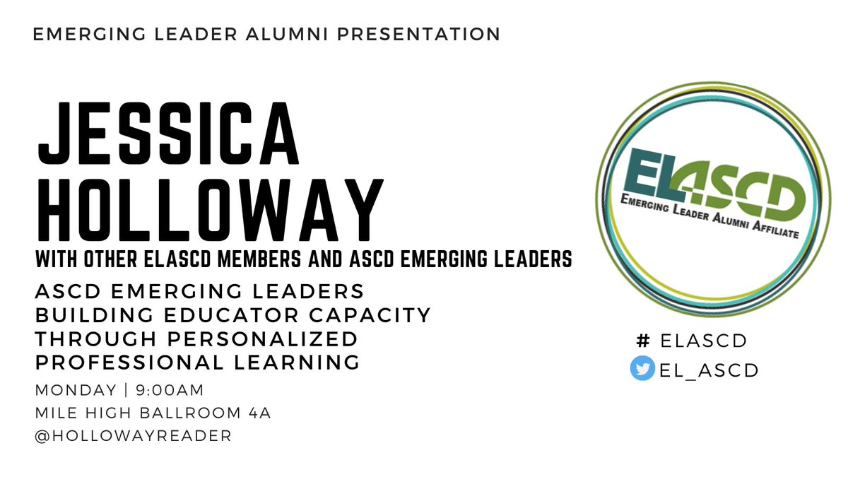 ALCollaborative's tweet image. 🎉Want to see some amazing EL_ASCD members present in Denver?

Here's a sampling of who's going to be there!

@DrTiffanyHall @hollowayreader @jenorr @thelearningloop @ascd

#ELASCD #ASCD #ASCDAnnualConference2023
