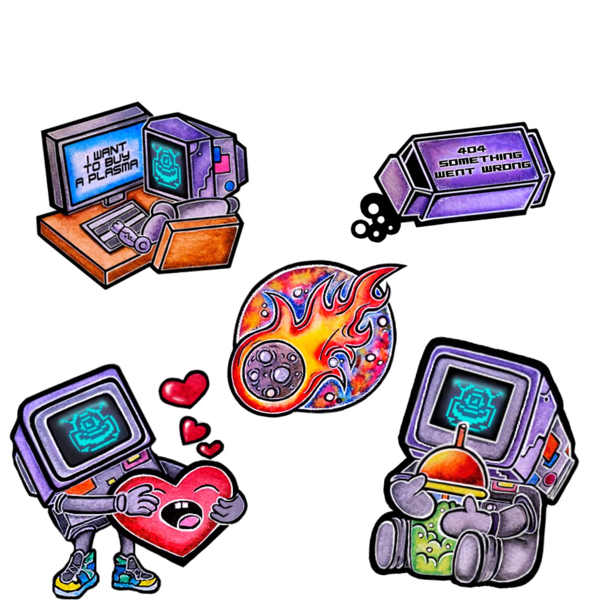 MerriDollislove's tweet image. I drew my watercolor stickers for a wonderful @sww_nft where I work 
❤️Appreciate and love the place where you are❤️
Thanks for the support, my favorite team!
@Contempcyborg @Chow_Zen_ @SausSuperNova