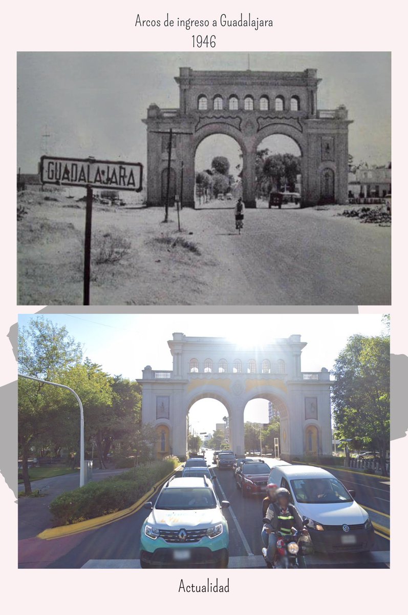 El monumento de los Arcos de #Guadalajara fue erigido como entrada de la ciudad a raíz de la inauguración de la carretera México-Morelia-Guadalajara, en el año de 1938; proyecto del arquitecto Aurelio Aceves.