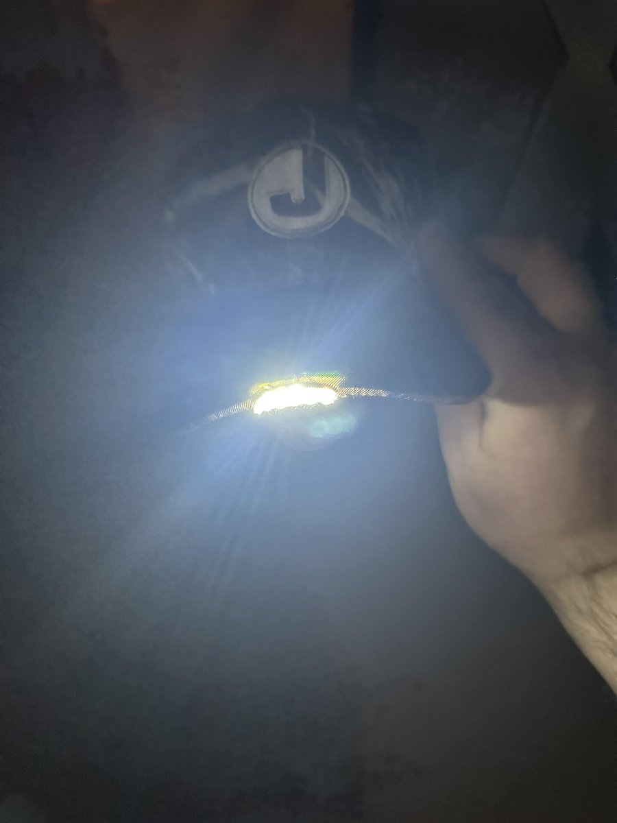 ajsweet13's tweet photo. Power goes out and you need to get dressed in the dark, Jonard tools led hat for the win. Super bright with an easy on and off switch right in the hat bill! @JonardTools https://t.co/nyTvTF1apP