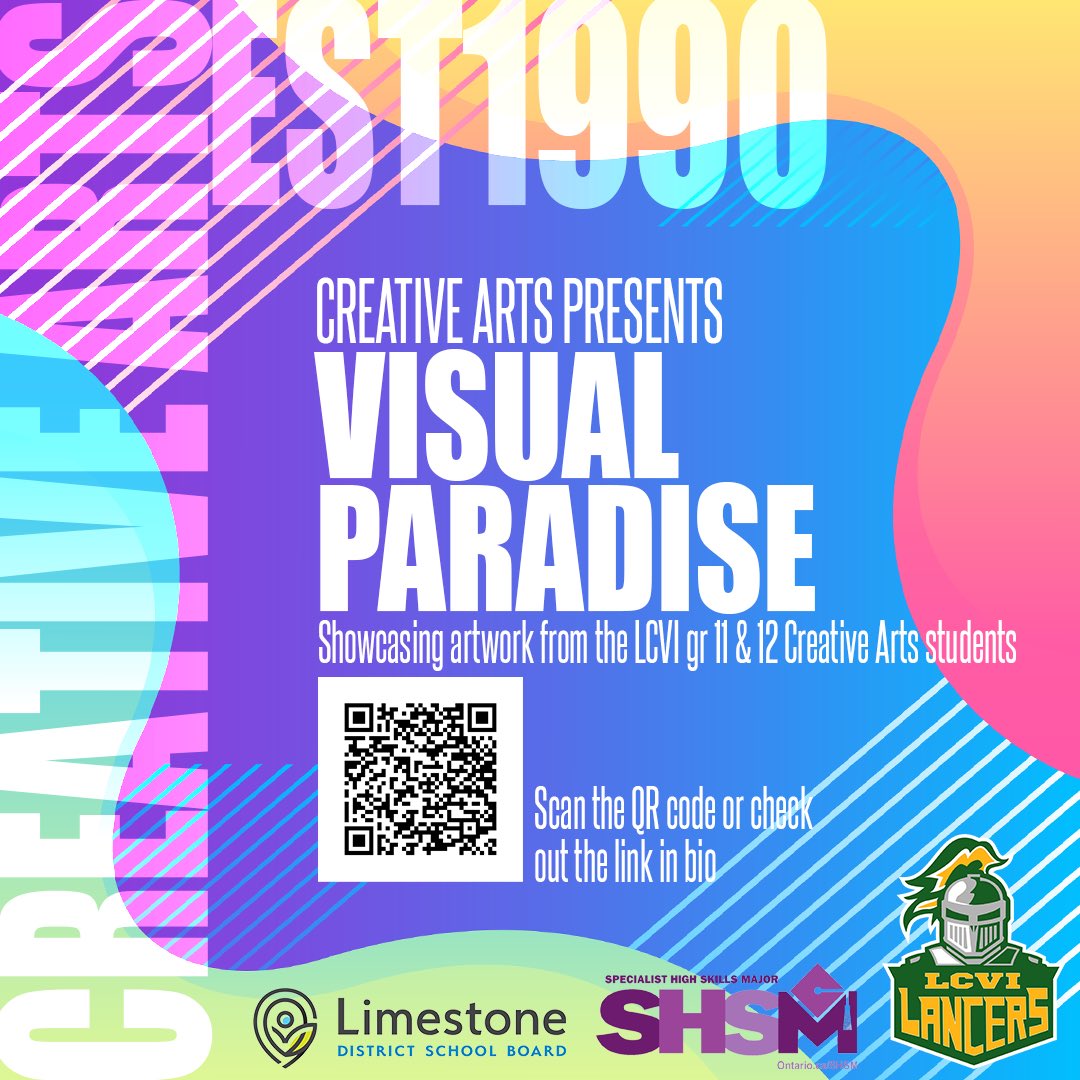 It’s finally here!! The 2023 virtual visual paradise show is online! check out the amazing works from the Creative Arts students and check out how to apply!