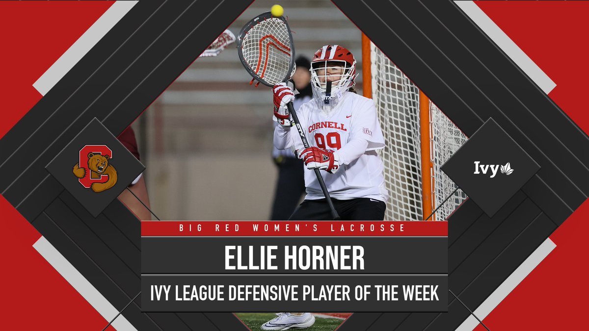 Cornell Big Red (@cornellsports) on Twitter photo Sophomore goalkeeper Ellie Horner, fresh off her <a href="/IvyLeague/">Ivy League</a> Defensive Player of the Week honors, will lead <a href="/CornellWLax/">CornellWLax</a> into tonight's contest at #17 Stanford. #YellCornell
(๐ธ: Darl Zehr/Cornell Athletics) Sophomore goalkeeper Ellie Horner, fresh off her <a href="/IvyLeague/">Ivy League</a> Defensive Player of the Week honors, will lead <a href="/CornellWLax/">CornellWLax</a> into tonight's contest at #17 Stanford. #YellCornell
(๐ธ: Darl Zehr/Cornell Athletics)