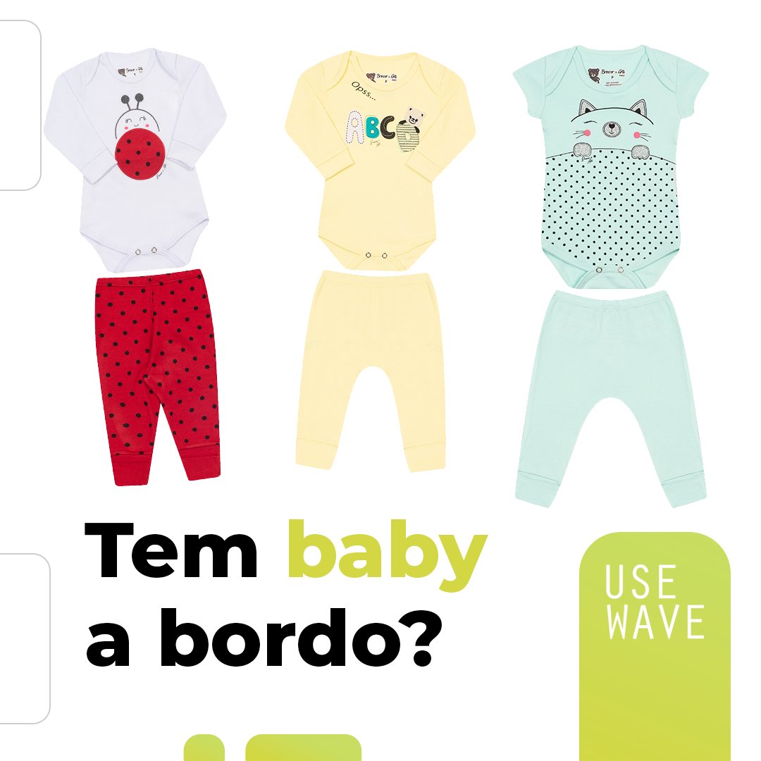UseWaveStore's tweet image. Quem aí está com baby a bordo? 🤰🏻

Os bodies são aquelas peças do enxoval que nunca são demais… 😉

Super práticos e fofos, fazem parte da vida dos pequenos nos primeiros meses de vida. 🤗

🌈 UseWave - Moda RN ao 18.

📲Compre pelo site usewave.com.br.
#bodiescoloridos