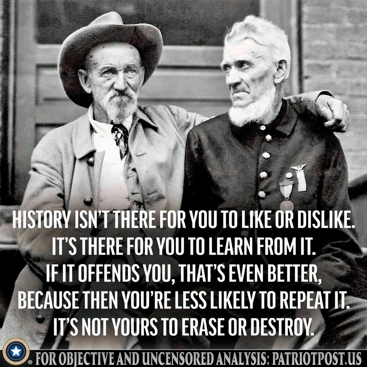 PatriotPost's tweet photo. #historic #history #remember #doomedtorepeatit #saveourhistory #meme https://t.co/CCKrZfQzrE