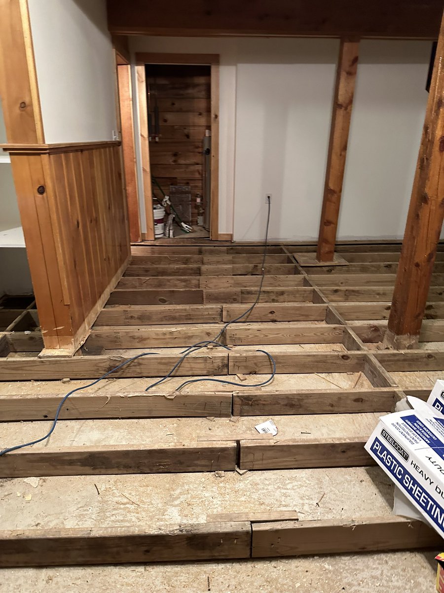 ajsweet13's tweet photo. What happens when you have a more then -20 windchill at a camp on a lake, you get water and demolition baby. Thankfully my @JonardTools makes quick work of all these miss matched outlets and switches! https://t.co/bgKPGMba43