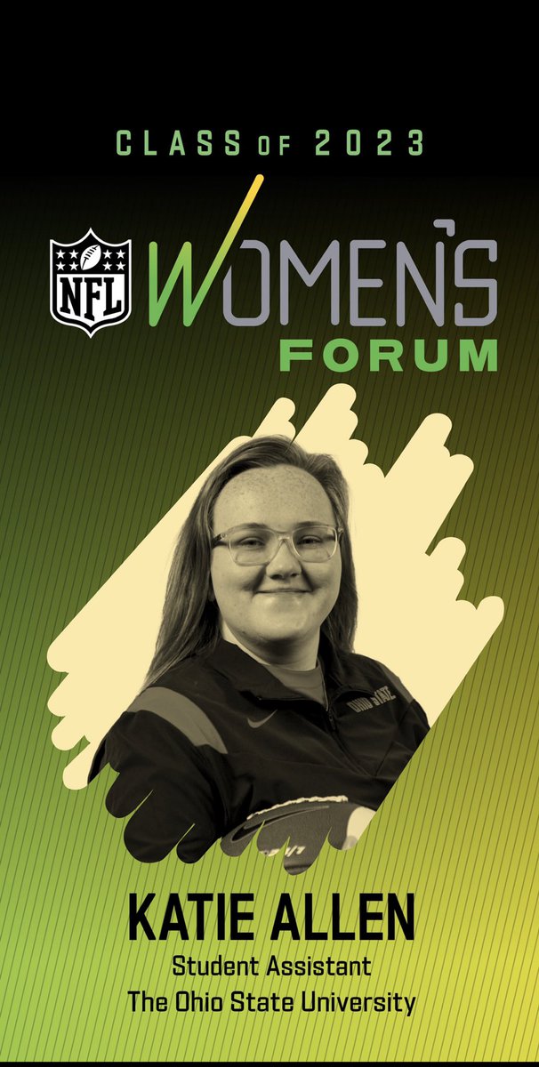 I’m a participant of the 2023 <a href="/NFL/">NFL</a> Women's Forum at the Combine in Indianapolis which connects women in to leaders in the NFL. As I explore a future in Football Operations in the NFL, I can't wait to see where this opportunity will take me! #FutureOfFootball