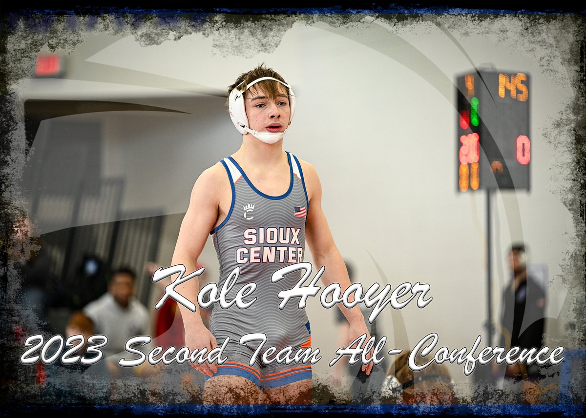 Congratulations to Kole Hooyer
-- 2nd Team All-Siouxland Conference!
#attitudeofgratitude #sharper