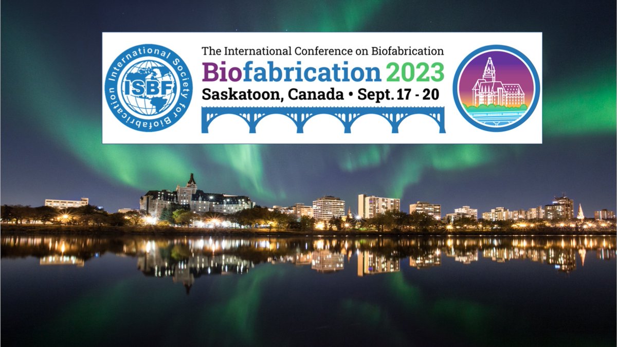 Biofabrication 2023 conference will take place in Saskatoon, Canada on September 17-20, where the northern lights may shine together with all the rock science in biofabrication! Make sure to mark your calendar -- and abstract submission is already open: biofabrication2023.org