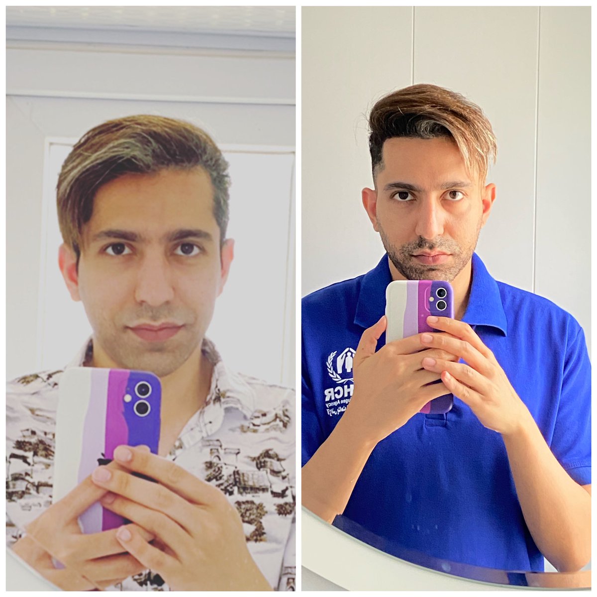 Her boyfriend              Her ex