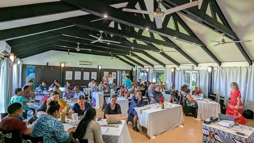 #PacificMEL| Let's talk about tailored monitoring, evaluation and learning in the #Pacific✨.
The 2nd PacMEL convening is happening from Feb 28 to Mar 3 with guests from #CookIslands, #Fiji, #FSM, #Kiribati, #Palau, #PNG, #Samoa #SolomonIslands and #Tonga. 
#PacMEL <a href="/MFATNZ/">New Zealand Ministry of Foreign Affairs & Trade</a>