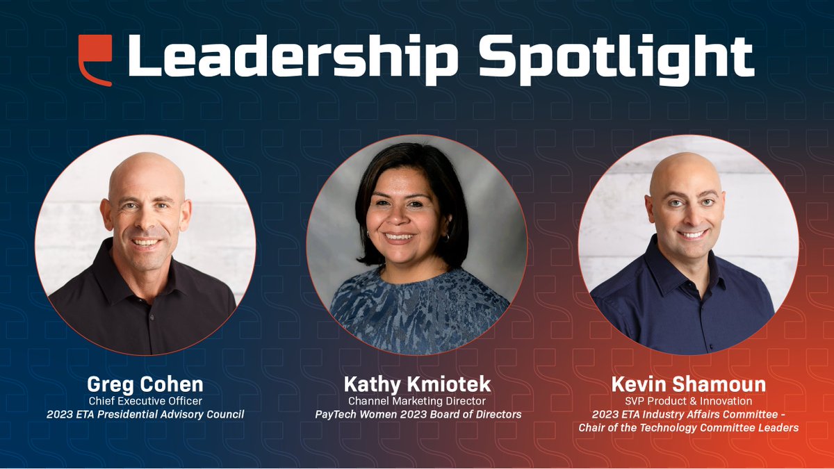 FortisPay's tweet image. Join us in congratulating the following people: Greg Cohen, Kathy Kmiotek, &amp;amp; Kevin Shamoun. We appreciate your leadership in these organizations and for continuing to drive the payments industry! #TeamFortis #EmployeeSpotlight #FinTech #ETA #PayTech