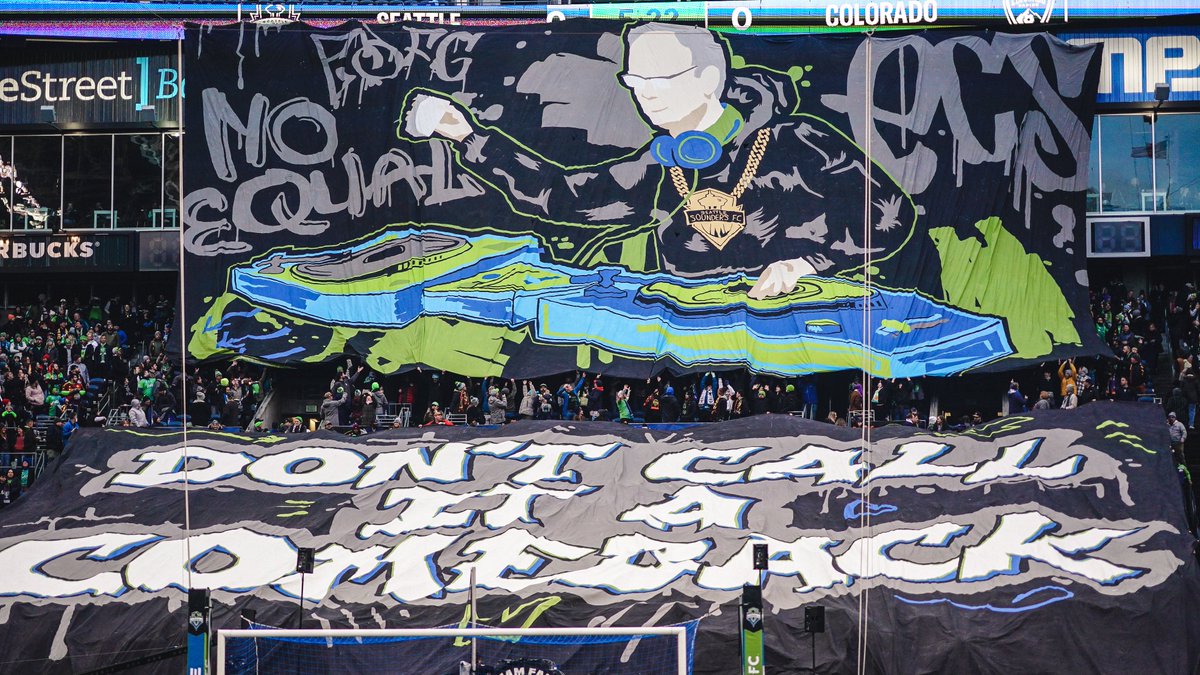 TIFOs were on full display this weekend. #MLSisBack

#ForTheCrown - For Anton 
#VERDE - El show más deseado ya llego
#Sounders: Don't Call it a Comeback