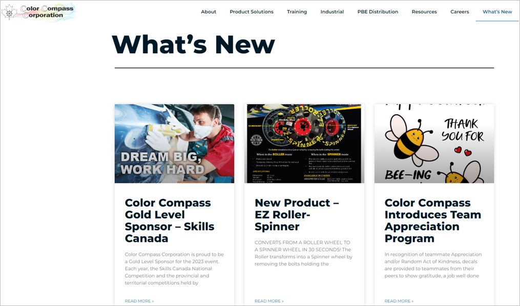ColorCompass's tweet image. WHAT&apos;S NEW? - Check out our new feature on our website.  Stay informed, and see new promotions, flyers, and other Color Compass news.
colorcompass.com/whats-new/