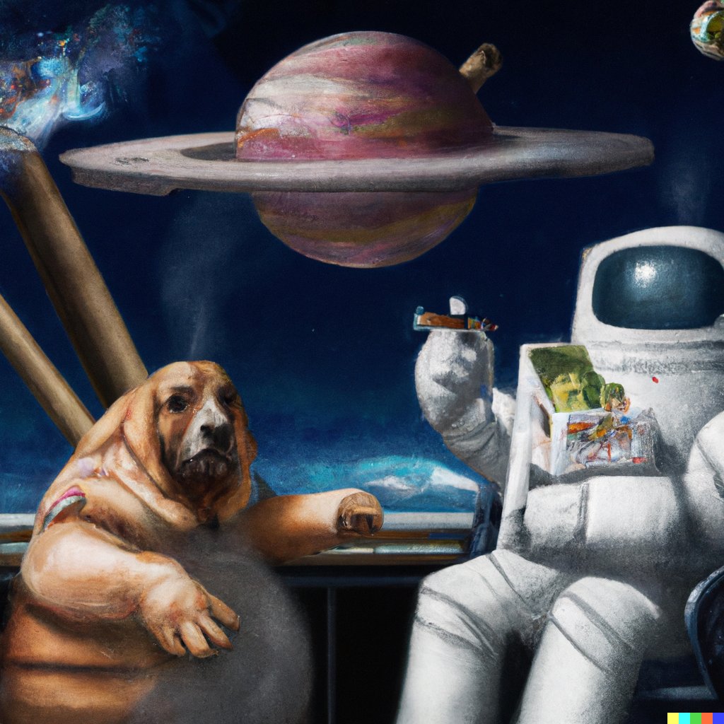 #Aigenerated  #aicreation  #aisupport #kidesign  #autorenleben #aiart #aicreation #storytelling #aisupport  #autorenleben #aiartcommunity #aisciences #dogartwork #aidesign #galactic #cigar #spaceship #orbital #astronaut #saturn 
#ai_arthunter #elon_musk #SpaceX #Mars #NASA