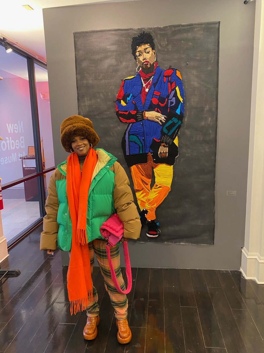 Over the weekend NBAM/Artworks! was graced with the real life Br00klyn Betty who traveled all the way from Brooklyn to see our Yarn/Rope/String exhibition! 

Yarn/Rope/String: Fiber Art Now Juried Exhibition
December 8, 2022 - March 12, 2023

#NewBedford #WeArtNB #FiberArt