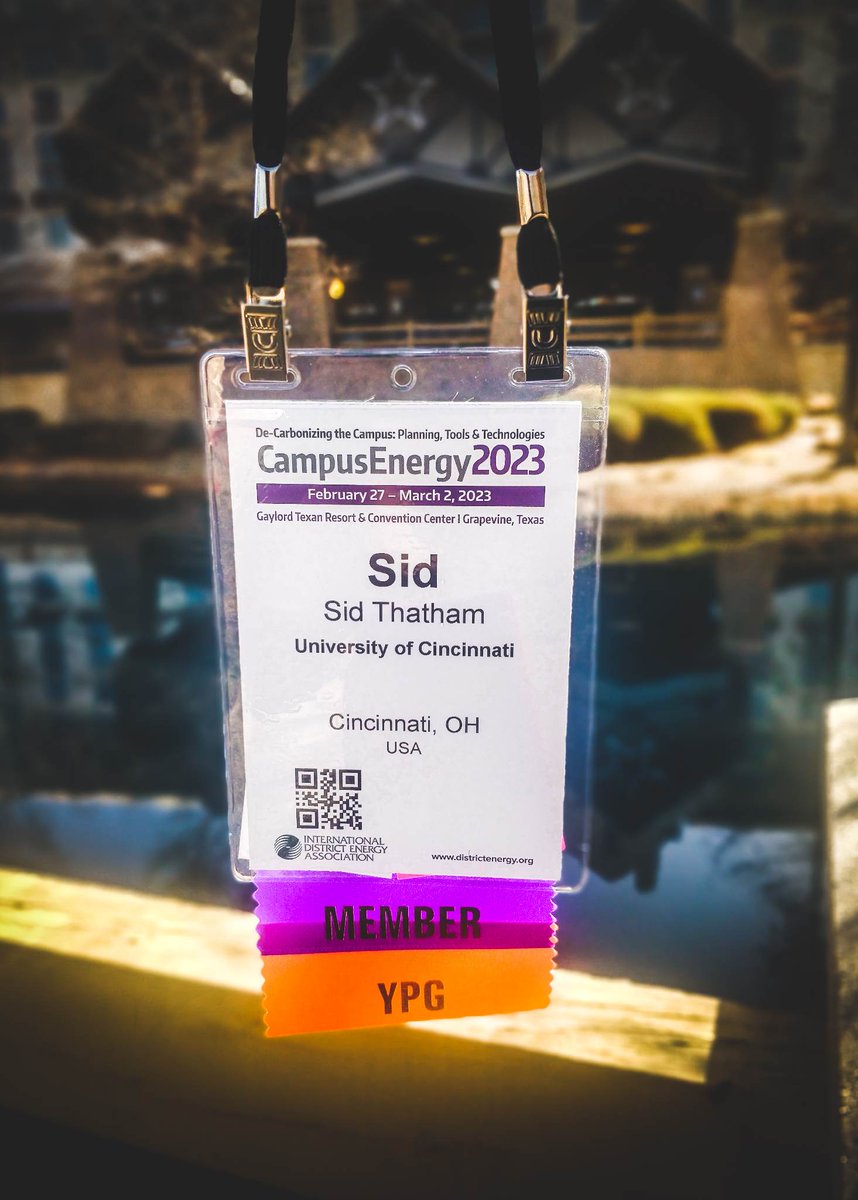 Out here in TX, reppin' @UofCincy at the <a href="/districtenergy/">IDEA</a> 's #CampusEnergy2023
Big day for UC at the conference tomorrow. *fingers crossed*