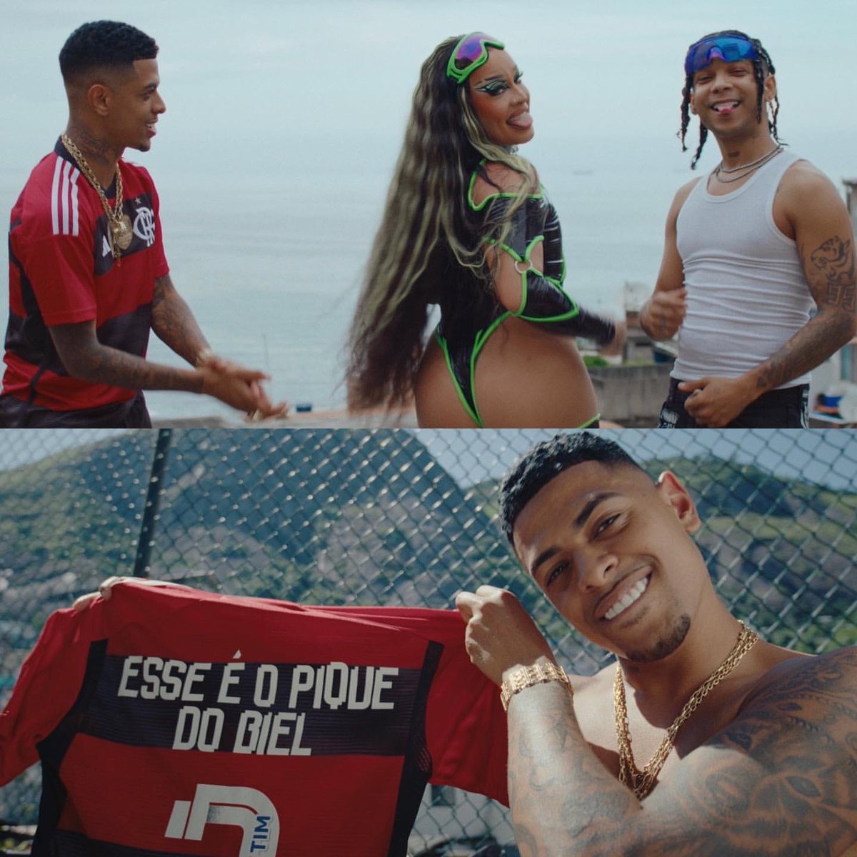 Novas fotos promocionais de “FURDUNCIN”, parceria entre Biel do Furduncinho, Gloria Groove e Luck Muzik. 🚀