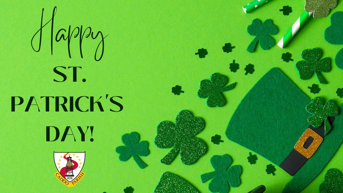 Happy St. Patrick's Day! We're so lucky to serve the citizens of #Caddo Parish!