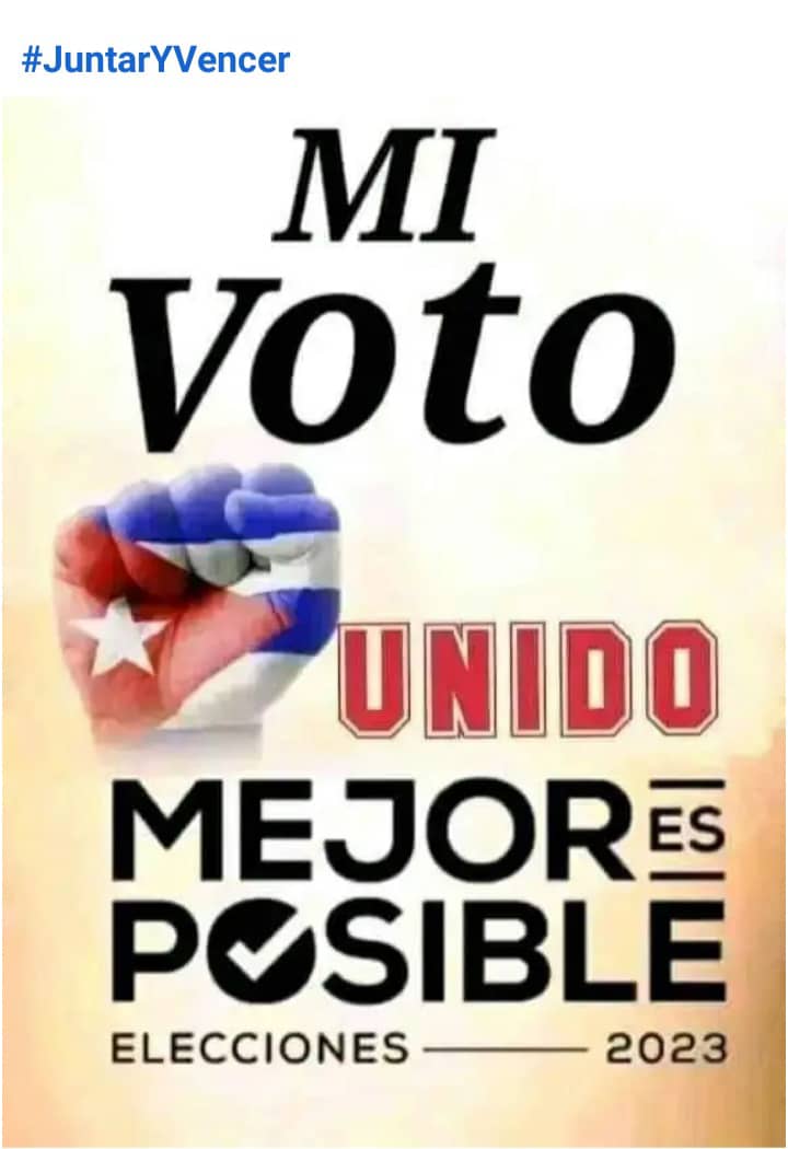 El #26deMarzo daremos nuestro voto por la patria, la revolución y el Socialismo,  como expresión conciente de la #Unidad que hemos construido, y recordemos que siempre #MejorEsPosible