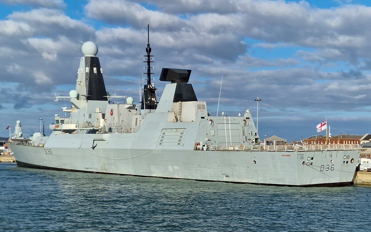 AWenham1's tweet image. HMS Defender seen over the weekend, heads out tomorrow 
@HMSDefender  @WarshipCam @WarshipsIFR @WarshipPorn @warshipworld #warship #warships #hmsdefender #type45destroyer @NavyLookout @NavyRecognition @navalnewscom @ThingsNavy