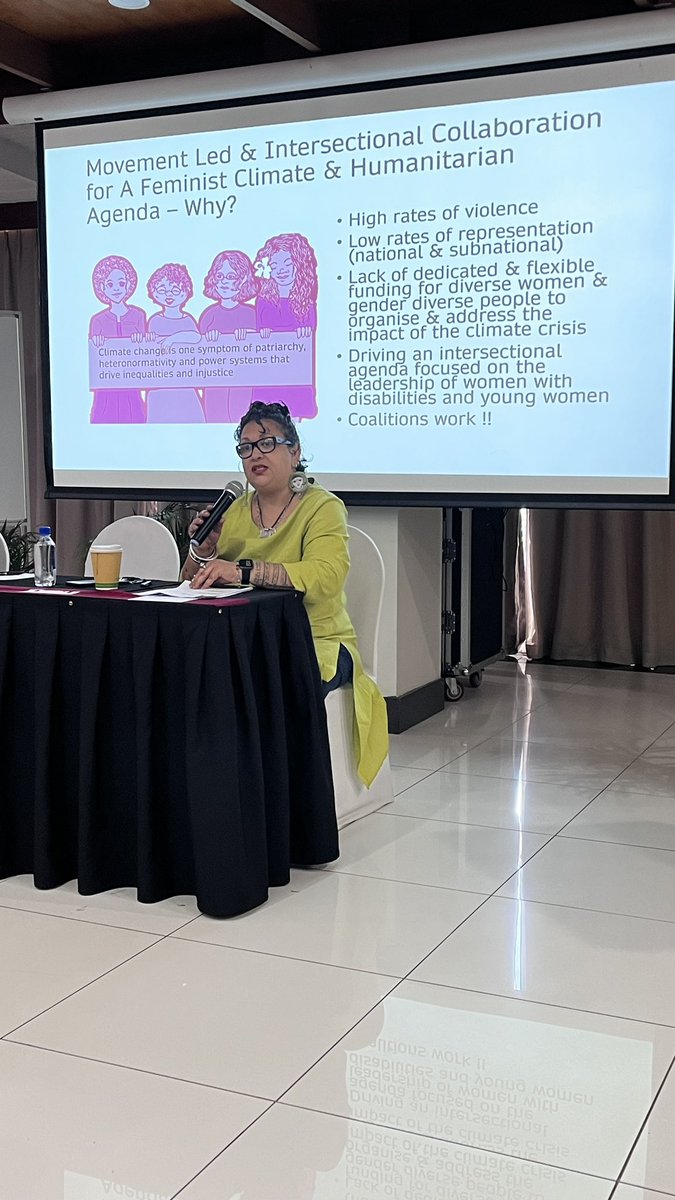 STPCoalitionPac's tweet photo. We have a strong commitment to understand how we can better integrate disability rights and gender equality.
@sharonfiji speaking at the Women’s Forum of the Pacific Disability Conference
#WomenLead #7thPacificDisabilityConference
#LeaveNoOneBehind https://t.co/oucp3Gd7js