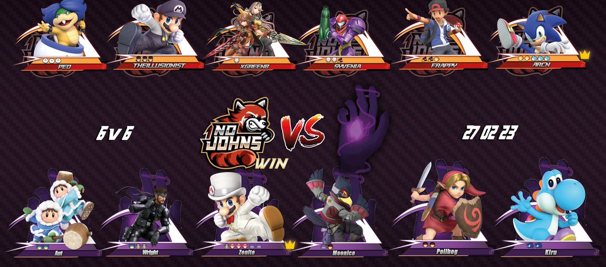 Heute hatten wir ein Crewbattle gegen <a href="/SoulCaliburSSB/">Soul Calibur (36-3)</a>! Gerne wieder🐼