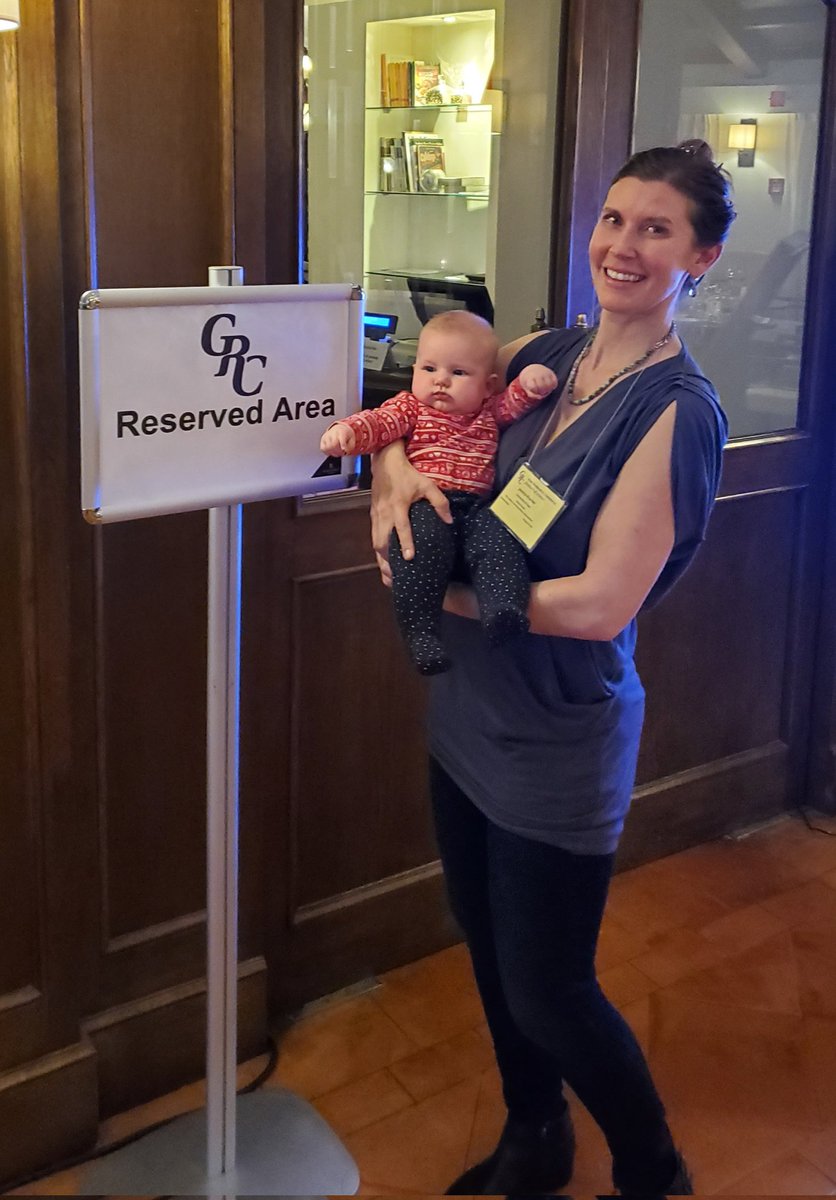 Baby River's first GRC! And first flight. Fantastic meeting in Lucca, Italy on #mucus and cilia. River slept ~8hrs of each transatlantic flight. 🎉🎉🎉
 #academicmom