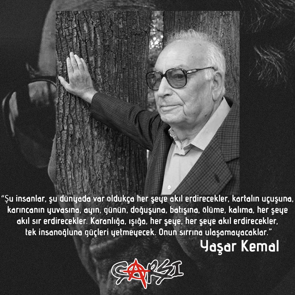 forzabesiktas's tweet photo. "Dağın öte yüzü güneşe bakıyormuş çocuklar… De hadi davranın, güneşle sohbetimiz var, geç kalmayalım" 

1923 - ... 
Yaşar Kemal’e özlemle…
#YaşarKemal https://t.co/7rV7OiNQGC
