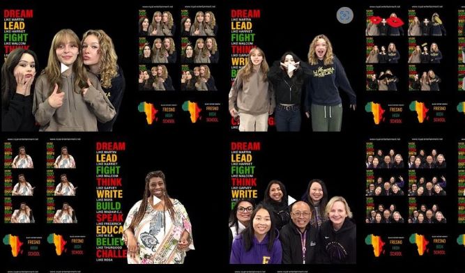 A few photos from last week's Black History Month finale and photo booth!