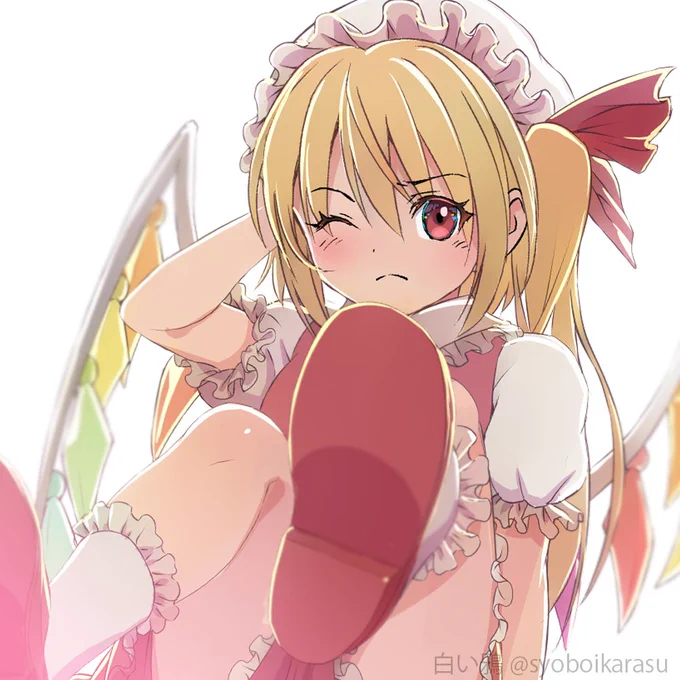 塗ってみました。#東方Project   #イラスト #フランドール・スカーレット 
