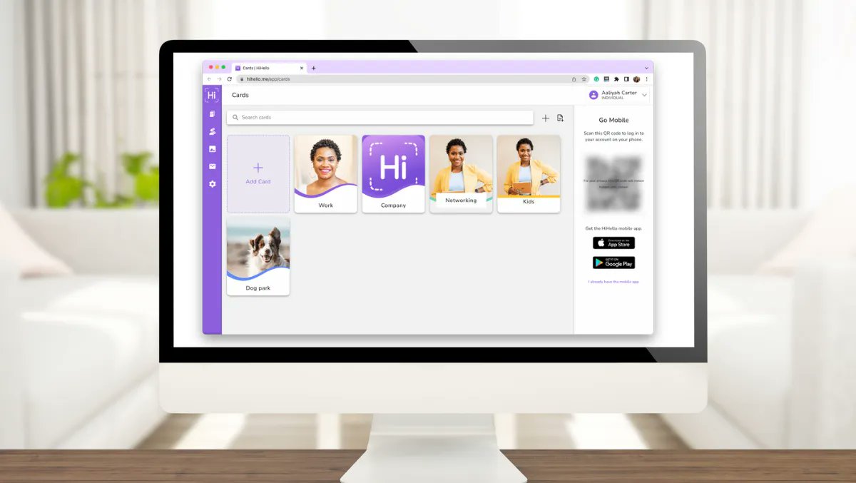 HiHello's tweet image. New to #HiHello, or spend your time in the mobile app? Don't miss out on these features that you'll only find in the HiHello web app: buff.ly/3Z516Nl