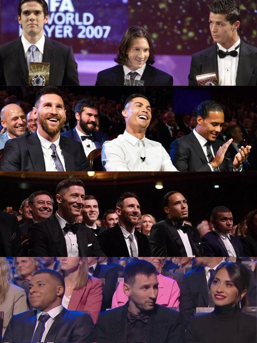FinoYossen's tweet photo. Pasan los años. Pasan los jugadores.

Y Messi siempre está. https://t.co/2FoNOBsCuN