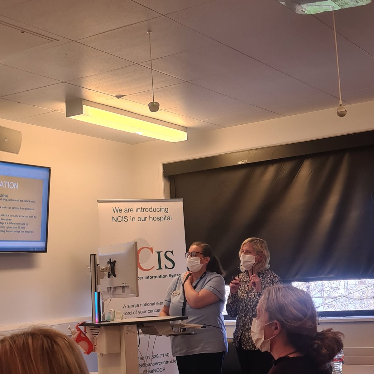 AdrianmurphyMD's tweet photo. Very proud of the NCIS team in @CancerCentreIre for passing along their expertise to colleagues around the country @hseNCCP #NCIS @CavanMonaghanH1 @UHW_Waterford @Drogheda_Oncol #collaboration https://t.co/mzxnWNdOE5