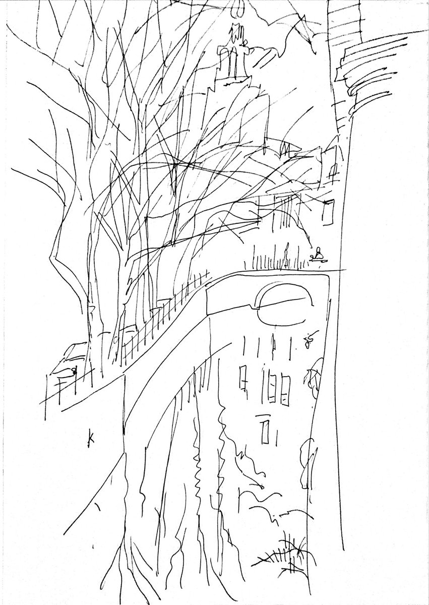 FrancoisCointe's tweet photo. #croquis du jour puis de la nuit #sketch #dessins #sketchbook #surlevif #reflets dans les #canaux https://t.co/Ahw1xEGNrC