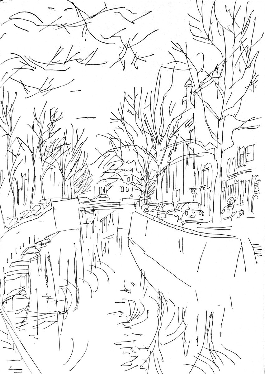 FrancoisCointe's tweet photo. #croquis du jour puis de la nuit #sketch #dessins #sketchbook #surlevif #reflets dans les #canaux https://t.co/Ahw1xEGNrC