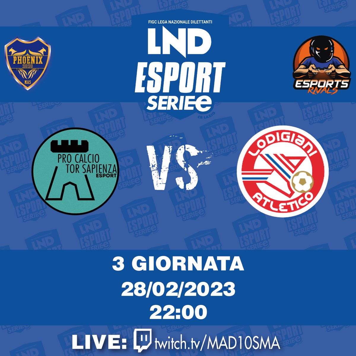 ORGOGLIO🟡🟢
<a href="/us_acli/">Esport Us Acli</a> <a href="/VPLItaly/">VPL Italy 🇮🇹</a> <a href="/FVPA_net/">FVPA.net 🇮🇹</a>
@BTW_League <a href="/VPGItaly/">Virtual Pro Gaming Italy 🇮🇹</a> <a href="/CVL_ITALY/">CheTorneo Virtual League #ProClub #NoProfit</a> <a href="/LNDEsport1/">LND Esport</a> <a href="/lndlazio/">LND Lazio</a> 
<a href="/BocaRetwitt/">BocaRT</a> <a href="/NewsProclub/">News Proclub</a> <a href="/Tutto_ProClub/">Tutto ProClub</a>
<a href="/Mercato_FVPA/">Calciomercato Fvpa</a> <a href="/ProclubsRT/">Pro Club ReTweets</a> <a href="/tanadelproclub/">La Tana del ProClub</a>
<a href="/PCTS_ESport/">Pro Calcio Tor Sapienza</a>