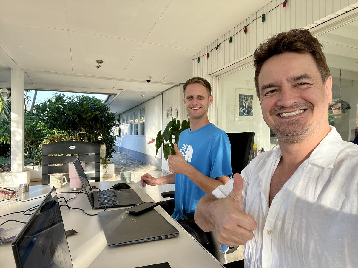 NetworksManager's tweet photo. Greetings from headquarters in Curacao! 🇨🇼 @Captain_Robin and I are working it! Hoping to have $BSTY debut on #UniSwap in the next few days opening us to many new buyers &amp; liquidity. We have hired the “Influencer Whisperer” as our new CMO. You are going to see his #Impact! ✌️🐳🔥 https://t.co/iJtlxcFOWH