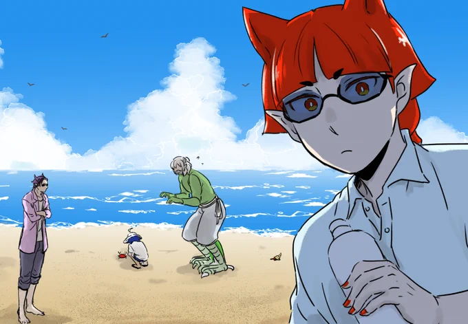 そういやおたくらぶさんの有償見本は前にカレンダーで描いたこれをつこた出来るの楽しみだな 