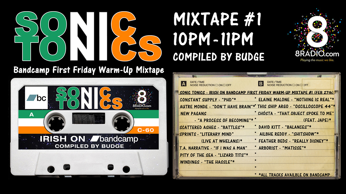 #IrishOnBandcamp #mixtape #nowplaying @8RadioIreland ft. @ConstantSupply @autremondee @NewPagansBand @SCATTEREDASHES1  @sprintsmusic @TaNarrative1 @pityofthesea @windings @elai_malo @ThisShipArgo @chostaa @David_Kitt @ailbhereddy & @arboristmusic 
Listen > 8Radio.com