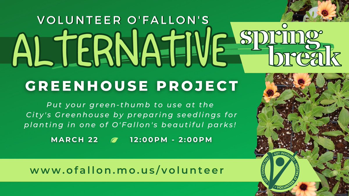 Vol_OFallon's tweet image. Looking to make plans for Spring Break? Alternative Spring Break Projects will take place across 4 days. Check out the details below. Volunteer for one or multiple projects. Share the fun with your friends, clubs, teammates, &amp;amp; classmates! #VolunteerOFallon #alternativespringbreak