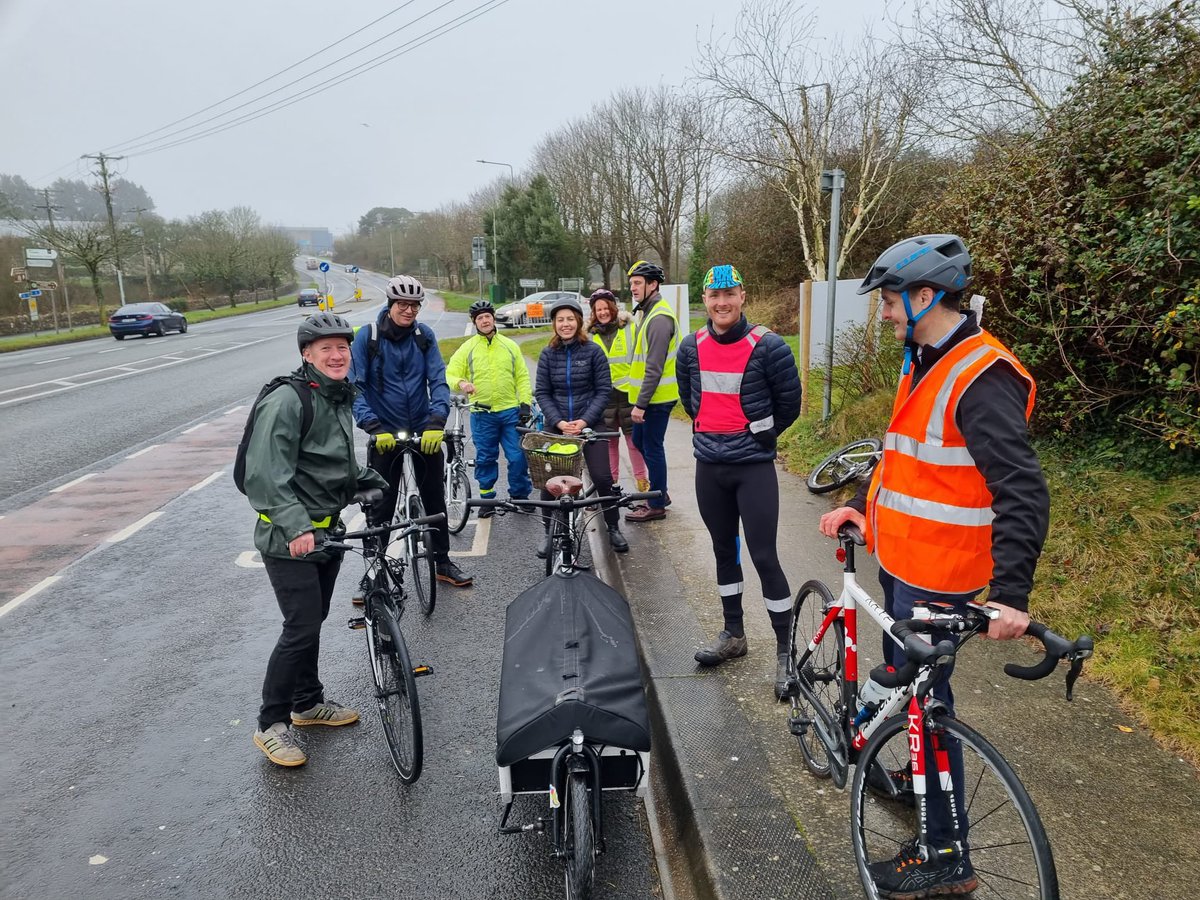 @Robcass78 @Ian_Ludlow_Wex @Surfjuggler @CoWexfordPPN No argument from what we have seen so far… 😊 
Excellent appointments who really ‘get’ active travel but equally are not afraid to engage with @WexBug for further learnings. 👏 
(Image from a recent experiential bike ride with ourselves and the active travel team ✊