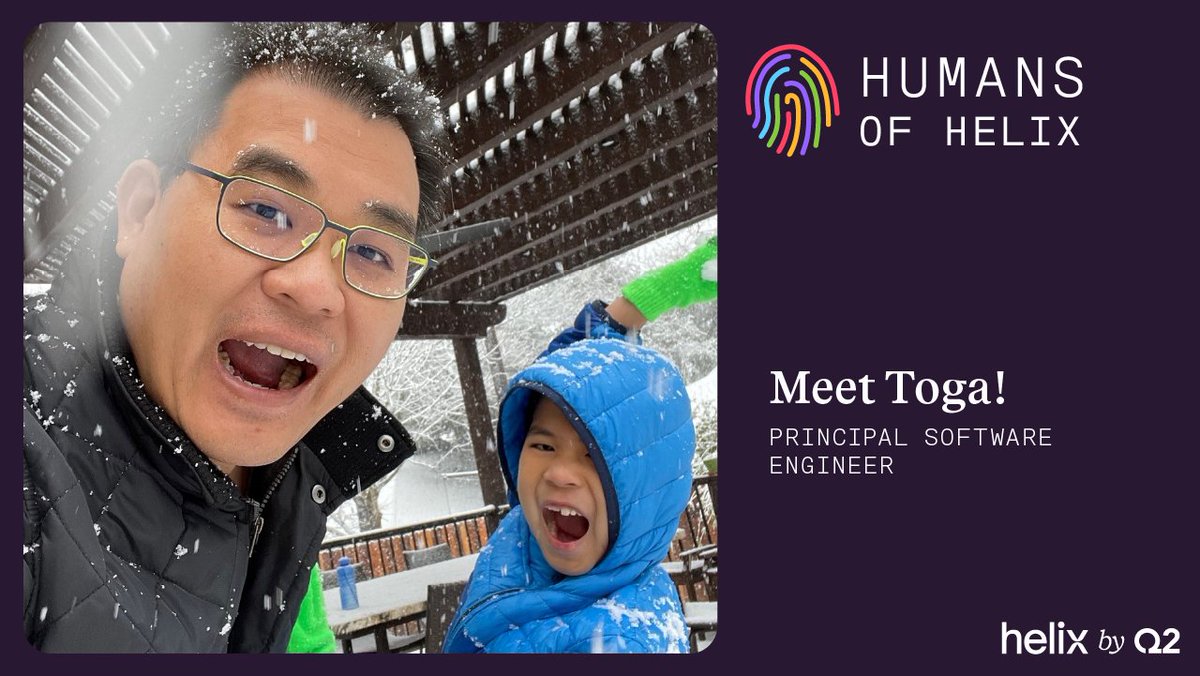 helixbyq2's tweet photo. Congratulations to Toga Hartadinata, our most recent #HumansofHelix winner! Toga believes in helping people build a strong foundation within their technical career to prepare them for growth and success. 🌱
Learn more by reading the full article. ➡️ https://t.co/SOXoPJ1PlE https://t.co/SSeiQhqeHS